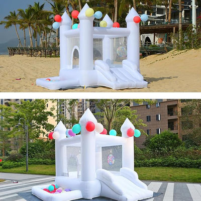 Blower Included Baby White Decorative PVC Inflatable Jumping House for Family Party