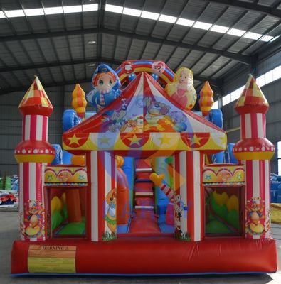 6*4m Adult Size Inflatable Jumping Bouncer for Circus Themed Fun and Entertainment