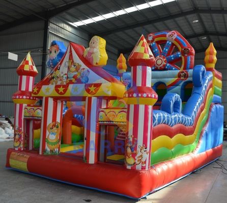 6*4m Adult Size Inflatable Jumping Bouncer for Circus Themed Fun and Entertainment