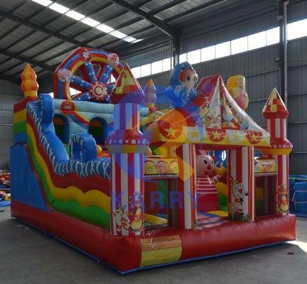 6*4m Adult Size Inflatable Jumping Bouncer for Circus Themed Fun and Entertainment