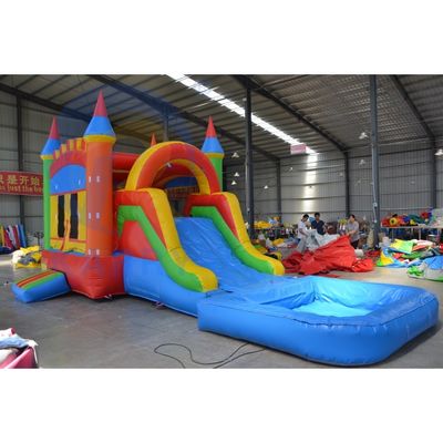 CE Certificate Kids Commercial Inflatable Jumping Bounce House with Slide and Pool