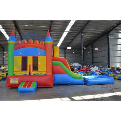 CE Certificate Kids Commercial Inflatable Jumping Bounce House with Slide and Pool