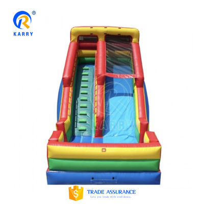 Children's Amusement Park Large Inflatable Toy Water Slide with Pool Customized Size