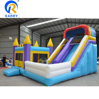 Classic Kids Jumper Inflatable Castle Slide Combo with Swimming Pool Digital Printing