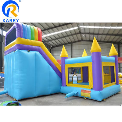 Classic Kids Jumper Inflatable Castle Slide Combo with Swimming Pool Digital Printing