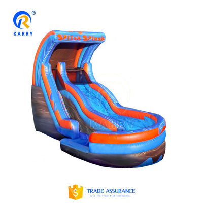 Customized Inflatable Water Slide With Pool For Kids And Adults Rock Climbing Game