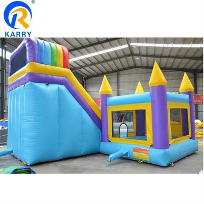 Big Water Slide Inflatable With Pool For Kids Popular Bouncy Castle And Blower Unisex