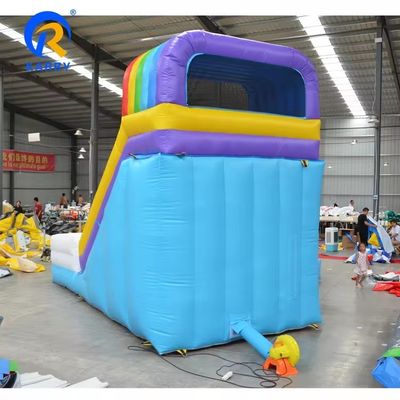 Big Water Slide Inflatable With Pool For Kids Popular Bouncy Castle And Blower Unisex