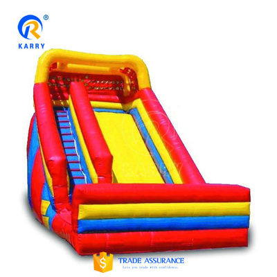 Large Outdoor Inflatable Jumping Slides with Customized Size and PVC Tarpaulin Material