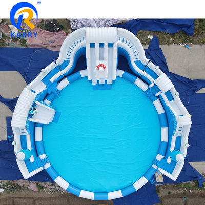 Unisex Outdoor Activity Large Inflatable Ice and Snow Kingdom Combination with Slide