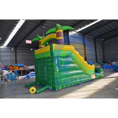 4X9M Size PVC Outdoor Inflatable D Slide for Park Entertainment Accessories Air Blower