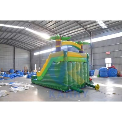 4X9M Size PVC Outdoor Inflatable D Slide for Park Entertainment Accessories Air Blower