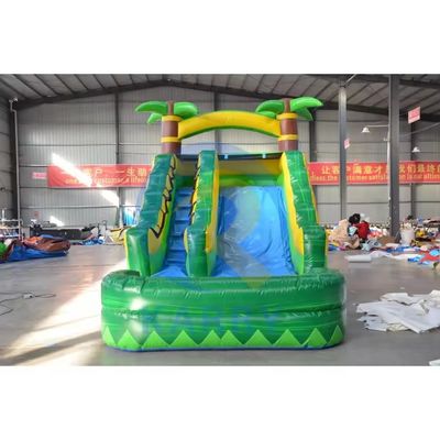 4X9M Size PVC Outdoor Inflatable D Slide for Park Entertainment Accessories Air Blower