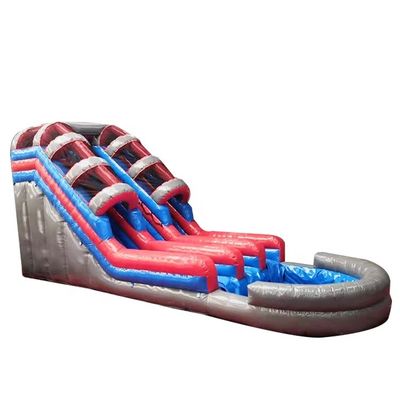 Commercial Grade Inflatable Water Slide for Children Customized Color Outdoor Air Slide