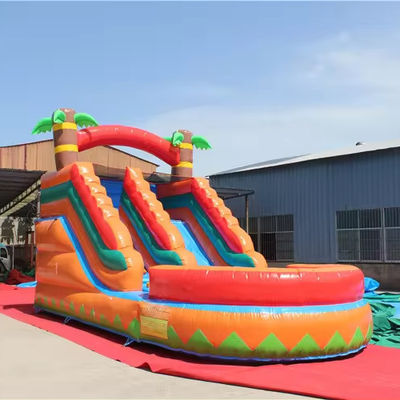 Commercial Party Rental Inflatable Water Slide with Pool