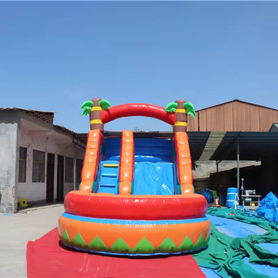 Commercial Party Rental Inflatable Water Slide with Pool