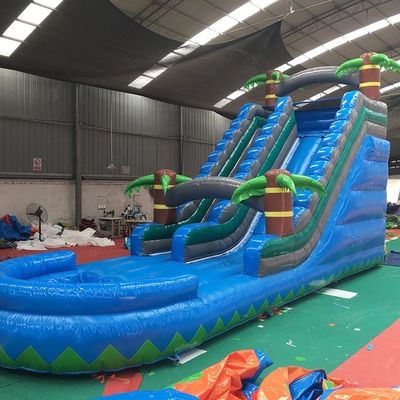 Unisex Bouncy House Slide Inflatable Jumping Air Bouncer Slide for Pool 5-10 Passengers