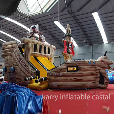 Pirate Ship Bouncy Castle and Slide Combo The Most Popular Outdoor Indoor Equipment