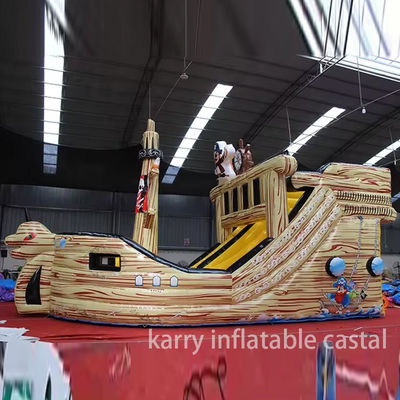 Pirate Ship Bouncy Castle and Slide Combo The Most Popular Outdoor Indoor Equipment