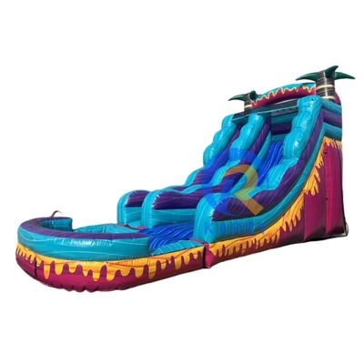 Experience the Thrill of Sliding into a Pool with Our Backyard Inflatable Water Slide