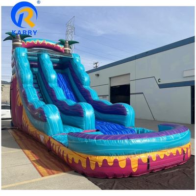 Experience the Thrill of Sliding into a Pool with Our Backyard Inflatable Water Slide