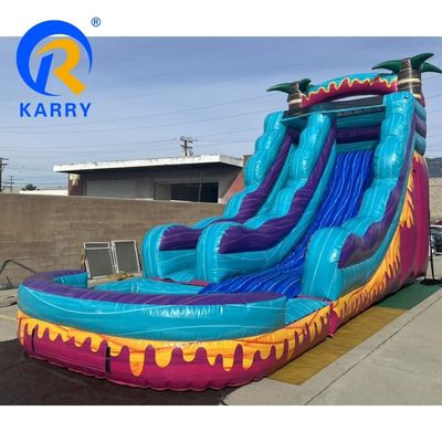Experience the Thrill of Sliding into a Pool with Our Backyard Inflatable Water Slide