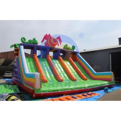 Commercial Spiderman Bounce House Obstacle Combo Castle Inflatable Bouncer Water Slide