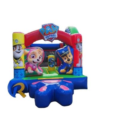 Back Garden Amusement Equipment Customized Logo Acceptable Inflatable Bouncing Castle