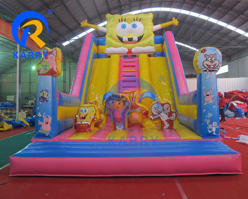 Commercial PVC Inflatable Bounce House and Dry Slide for Party Rentals Indoor 8x3x5m