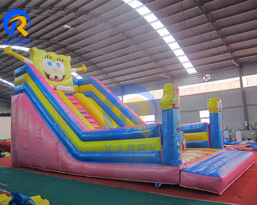 Commercial PVC Inflatable Bounce House and Dry Slide for Party Rentals Indoor 8x3x5m