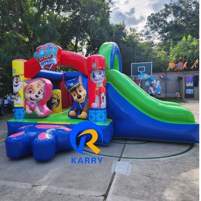 Express Shipping Inflatable Bouncer Combo Cartoon Inflatable Combo Castle Slide For Kids