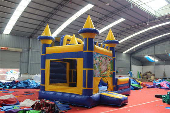 Outdoor Park Unisex Commercial Colorful Tetris Jumping Inflatable Bounce House for Kids