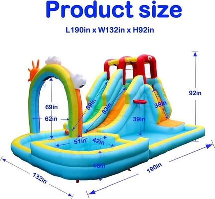 Indoor Inflatable Water Slide and Jumping Castle Payment Terms T/T Home/Business