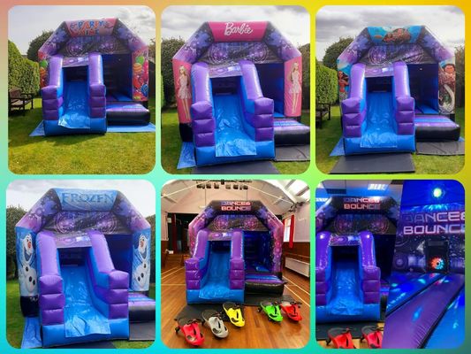 Indoor Playtime Essential Children's Jumping Castle with Slide and Inflatable Design