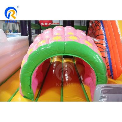 Popular Castle Halloween Witch Castle Inflatable Bounce House with Slide and Air Blower