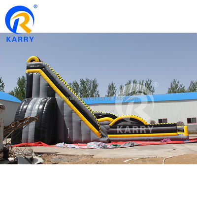 Customized Logo Acceptable Extra Large Inflatable Wet and Dry Slide Park for Outdoor Fun