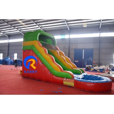 Inflatable Bouncer Air Water Slide Jumping Bouncy Castle Moon little Bounce House slide With Pool
