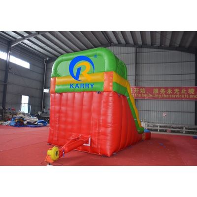 Inflatable Bouncer Air Water Slide Jumping Bouncy Castle Moon little Bounce House slide With Pool