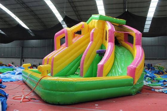 Summer Big Pool Slide Inflatable Castle for Kids' Outdoor Swimming Pool Climbing Game