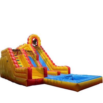 14 Years up Commercial Event Promotion Outdoor Inflatable Water Park with Pool and Castle