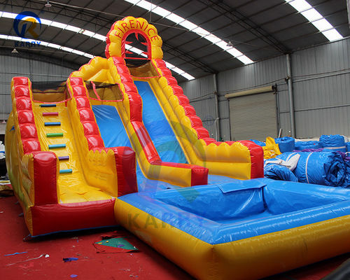 14 Years up Commercial Event Promotion Outdoor Inflatable Water Park with Pool and Castle