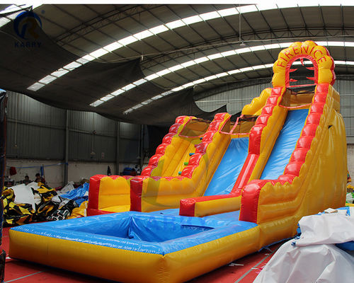 14 Years up Commercial Event Promotion Outdoor Inflatable Water Park with Pool and Castle