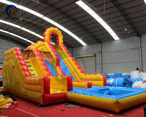 14 Years up Commercial Event Promotion Outdoor Inflatable Water Park with Pool and Castle