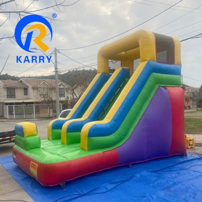 5-10 Children's Climbing Game Inflatable Bouncer Water Slide Jumping Castle with Pool