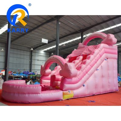 5-10 Children's Climbing Game Inflatable Bouncer Water Slide Jumping Castle with Pool