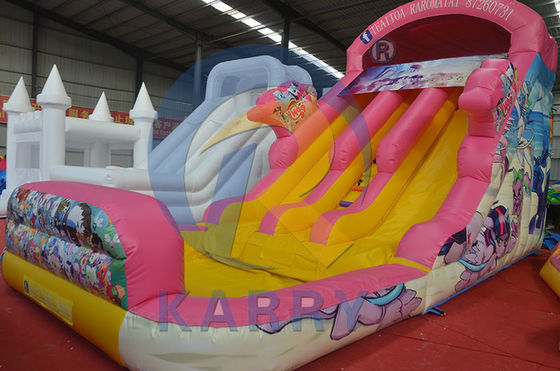 5-10 Children's Climbing Game Inflatable Bouncer Water Slide Jumping Castle with Pool
