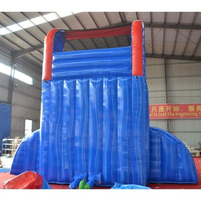 CE EN14960 Certified Wide Base Air Slide Water Bouncer Inflatable Waterslide for Adults