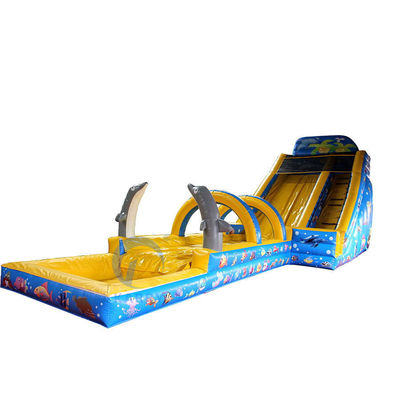 Commercial Event Promotions Large Inflatable Water Slides with Max Capacity 100-500kg