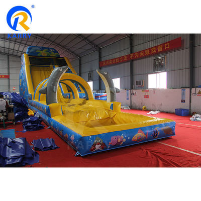 Commercial Event Promotions Large Inflatable Water Slides with Max Capacity 100-500kg