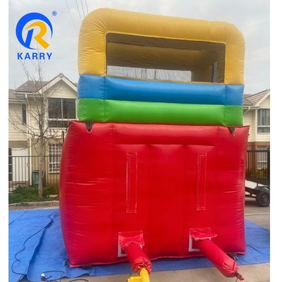 Max Capacity 100-500kg Inflatable Small Slide Bouncer Castle for Kids' Party Rental